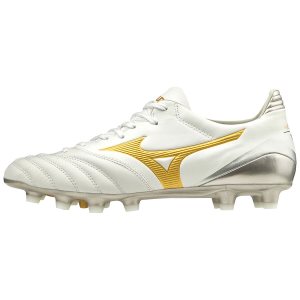 Dámské Kopačky Mizuno Morelia Neo Kl II Bílé/Zlaté